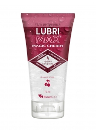 Интимный гель-смазка на водной основе Lubrimax Magic Cherry - 75 мл. - ИнтелБИО - купить с доставкой в Серпухове