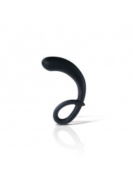 Черный массажер простаты Curving Curt - 13 см. - MyStim - купить с доставкой в Серпухове