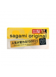 Презервативы увеличенного размера Sagami Original 0.02 XL-size - 12 шт. - Sagami - купить с доставкой в Серпухове