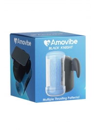 Инновационный робот-мастурбатор Black Knight с функцией пенетрации - Amovibe - в Серпухове купить с доставкой