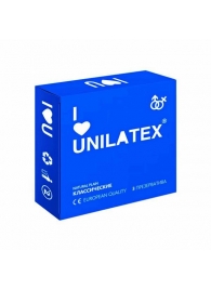 Классические презервативы Unilatex Natural Plain - 3 шт. - Unilatex - купить с доставкой в Серпухове