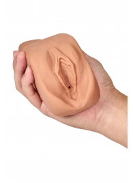 Маструбатор-вагина с вибрацией Soft   Wet Renata Realistic Tan Masturbator - Blush Novelties - в Серпухове купить с доставкой