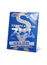 Презерватив Sagami Xtreme FEEL FIT 3D - 1 шт. - Sagami - купить с доставкой в Серпухове