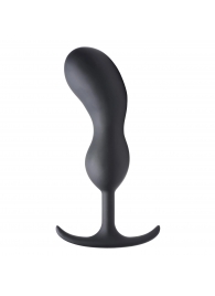 Черный массажер простаты с утяжелителями Premium Silicone Weighted Prostate Plug XL - 20,8 см. - XR Brands - в Серпухове купить с доставкой