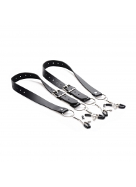 Ремни с зажимами для половых губ Spread Labia Spreader Straps with Clamps - XR Brands - купить с доставкой в Серпухове