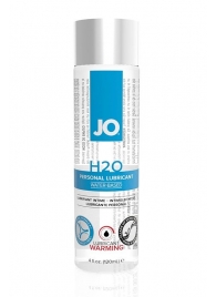 Возбуждающий лубрикант на водной основе JO Personal Lubricant H2O Warming - 120 мл. - System JO - купить с доставкой в Серпухове