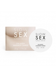 Массажная свеча для всего тела Slow Sex - 50 гр. - Bijoux Indiscrets - купить с доставкой в Серпухове