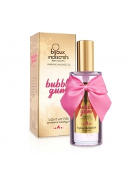 Разогревающее массажное масло Light My Fire Bubble Gum с ароматом бабл-гам - 100 мл. - Bijoux Indiscrets - купить с доставкой в Серпухове