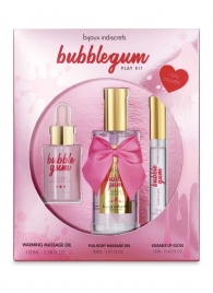 Набор средств для массажа и ласк Bubblegum Play Kit - Bijoux Indiscrets - купить с доставкой в Серпухове