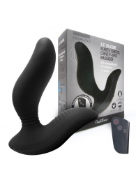 Черный вибромассажер простаты 3,5’’ Remote Control Curve P-spot Massager - 12 см. - Erokay - в Серпухове купить с доставкой