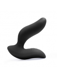 Черный вибромассажер простаты 3,5’’ Curve P-spot Massager - 12 см. - Erokay - в Серпухове купить с доставкой