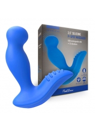 Синий вибромассажер простаты 3,5’’ P-spot Massager - 12,5 см. - Erokay - в Серпухове купить с доставкой