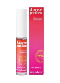 Возбуждающий блеск для губ Love Potion - 8 мл. - Love to Love - купить с доставкой в Серпухове