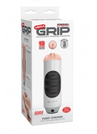 Мастурбатор-вагина Extreme Toyz Mega Grip Vibrating Stroker Mouth - Pipedream - в Серпухове купить с доставкой