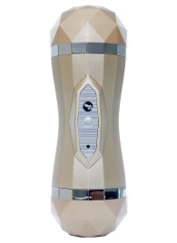 Двусторонний мастурбатор с вибрацией Double Delight - вагина и ротик - Boys of Toys - в Серпухове купить с доставкой