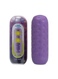 Фиолетовый мастурбатор Venus-X Twin balls - Baile - в Серпухове купить с доставкой
