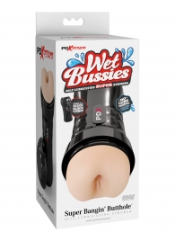 Мастурбатор-анус в колбе Super Banging Butthole - Pipedream - в Серпухове купить с доставкой