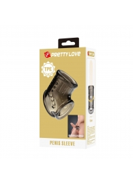 Дымчатая насадка на пенис и мошонку - Baile - в Серпухове купить с доставкой