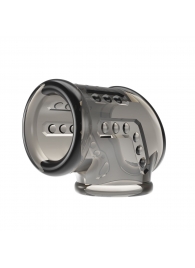 Дымчатая насадка на пенис и мошонку - Baile - в Серпухове купить с доставкой