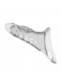 Прозрачная насадка на пенис - 22 см. - Baile - в Серпухове купить с доставкой