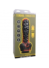 Черно-красная мини-машина на присоске Tendril Thruster - 21,6 см. - Doc Johnson - купить с доставкой в Серпухове