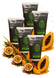Набор из 5 съедобных лубрикантов JUJU со вкусом тропических фруктов - JuJu - купить с доставкой в Серпухове