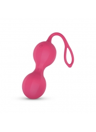 Розовые интерактивные вагинальные виброшарики Stella - Easy toys