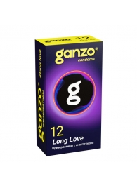 Презервативы с анестетиком для продления удовольствия Ganzo Long Love - 12 шт. - Ganzo - купить с доставкой в Серпухове