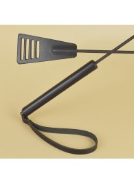 Черный кожаный стек «Сириус» - 60 см. - Sitabella - купить с доставкой в Серпухове