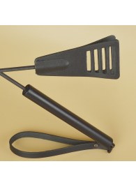 Черный кожаный стек «Сириус» - 60 см. - Sitabella - купить с доставкой в Серпухове