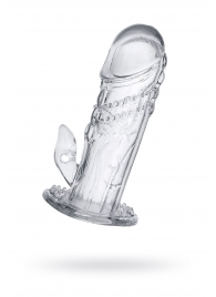 Прозрачная насадка на пенис Uco - 13 см. - A-toys - в Серпухове купить с доставкой