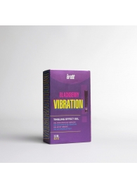 Стимулирующий гель с эффектом вибрации Blackberry Vibration - 15 мл. - INTT - купить с доставкой в Серпухове