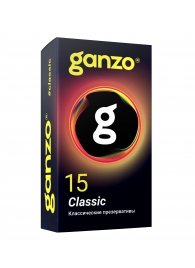 Классические презервативы с обильной смазкой Ganzo Classic - 15 шт. - Ganzo - купить с доставкой в Серпухове