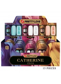 Набор из 15 мастурбаторов Catherine Olga - Baile - в Серпухове купить с доставкой