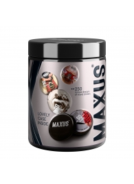 Черные утолщенные презервативы MAXUS Extra Strong с железным кейсом - 15 шт. - Maxus - купить с доставкой в Серпухове