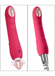 Малиновая насадка на душ с вибрацией Showers to orgasm - 20,1 см. - Orion - купить с доставкой в Серпухове