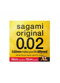 Презерватив увеличенного размера Sagami Original 0.02 XL-size - 1 шт. - Sagami - купить с доставкой в Серпухове
