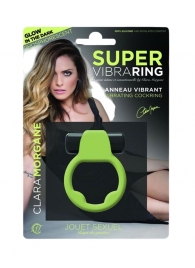 Люминесцентное эрекционное виброкольцо Super - Clara Morgane - в Серпухове купить с доставкой