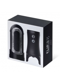 Набор Tenga Flip Zero Electronic Vibrotation: мастурбатор с вибрацией и устройство вращения - Tenga - в Серпухове купить с доставкой