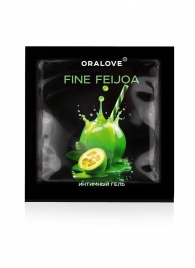 Саше съедобной оральной смазки OraLove с ароматом фейхоа - 3 гр. - Биоритм - купить с доставкой в Серпухове