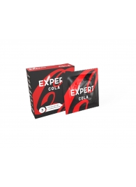 Презервативы с ароматом колы Expert Cola - 3 шт. - Expert - купить с доставкой в Серпухове
