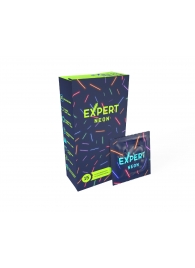 Светящиеся в темноте презервативы Expert Neon - 15 шт. - Expert - купить с доставкой в Серпухове
