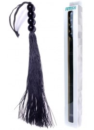 Черная силиконовая плеть - 37 см. - Boys of Toys - купить с доставкой в Серпухове