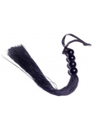 Черная силиконовая плеть - 37 см. - Boys of Toys - купить с доставкой в Серпухове