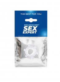 Стимулирующая насадка на пенис с несколькими видами рельефа - Sex Expert - в Серпухове купить с доставкой