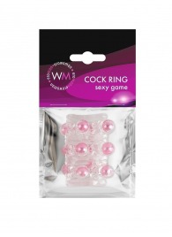 Прозрачная сквозная насадка на пенис с цветными шариками - Erowoman-Eroman - в Серпухове купить с доставкой