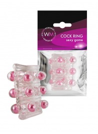 Прозрачная сквозная насадка на пенис с цветными шариками - Erowoman-Eroman - в Серпухове купить с доставкой