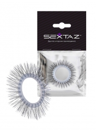 Круглое эрекционное кольцо с «ресничками» - Sextaz - в Серпухове купить с доставкой
