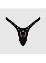 Черный пояс для фиксации насадок Strap-On-Me Leatherette Harness Fabulous - Strap-on-me - купить с доставкой в Серпухове