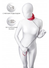 Красный ошейник с подкладкой из меха - ToyFa - купить с доставкой в Серпухове